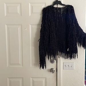 Fringe cardigan
